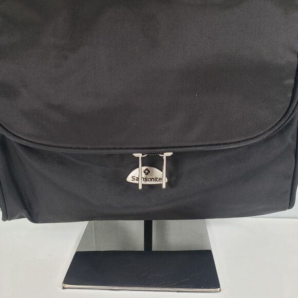 Samsonite Black Toiletry Bag Travel Kit with Laundry and Shoe Bags - Picture 2 of 15